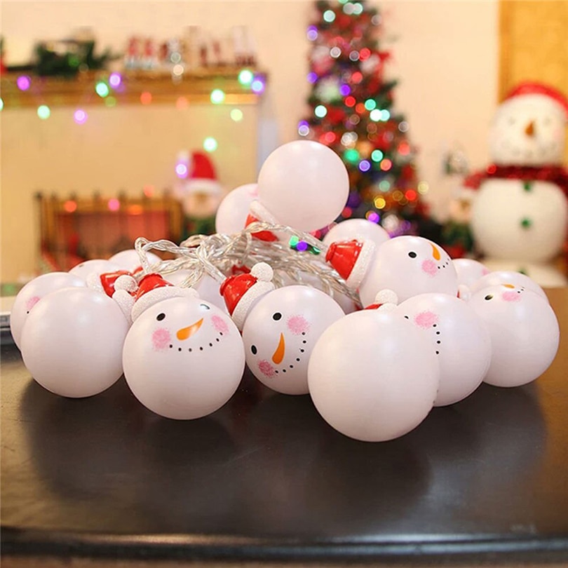 Creative Snowmen Shaped Christmas LED String Light
